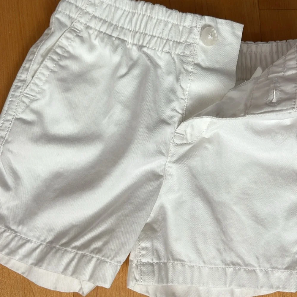 🏇BIG PONY Set | Ralph Lauren Blue & Green Color Block Polo Shirt + White Shorts